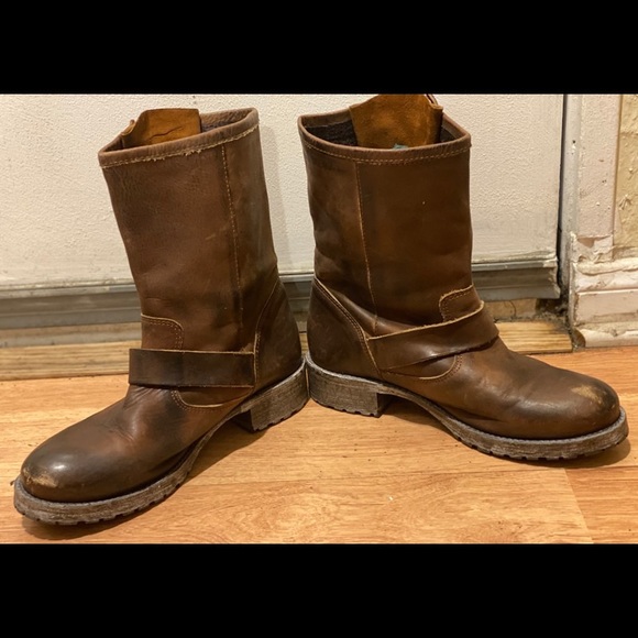 Leather  engineer Boots - Picture 4 of 6